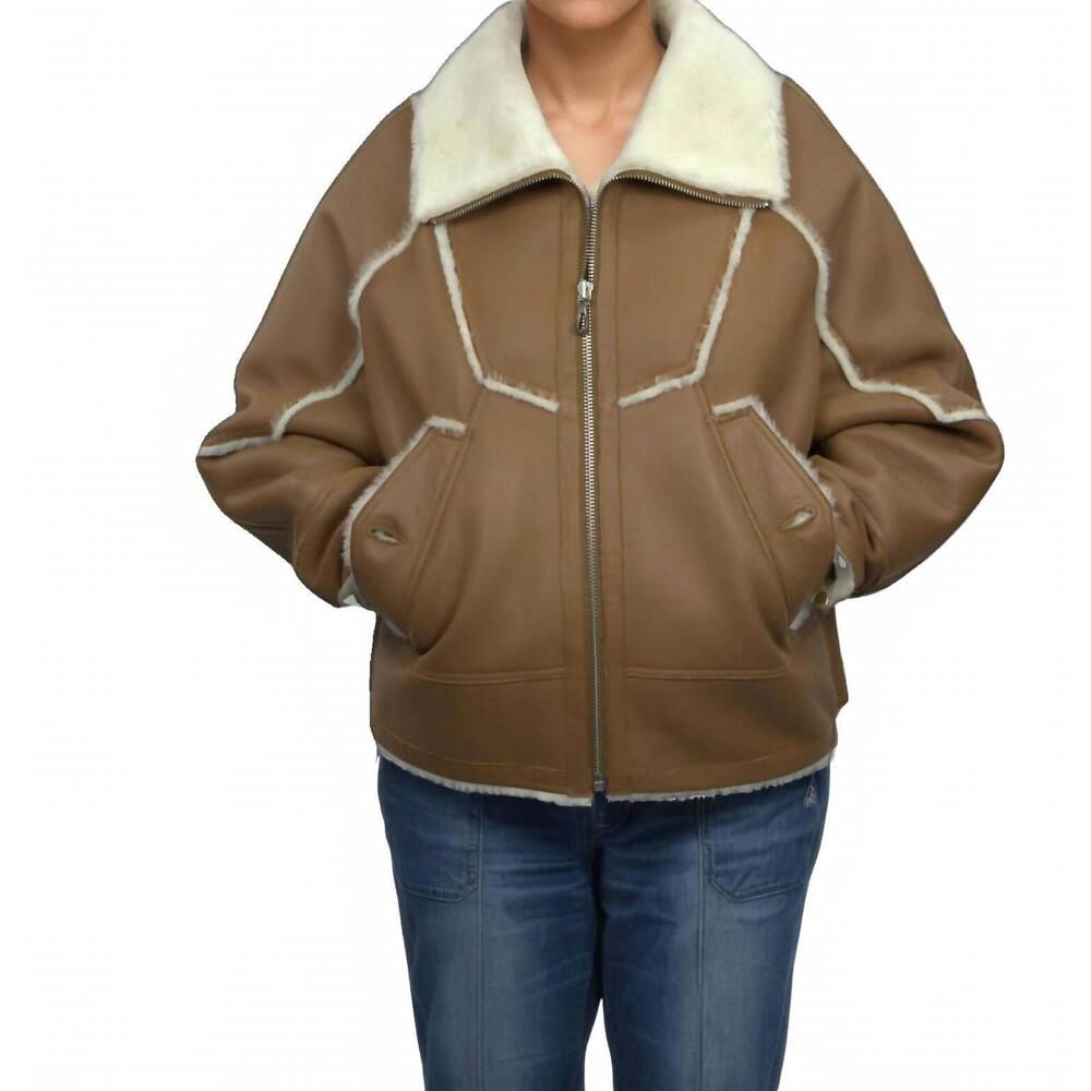 NEW LUSSO BENI twist jacket in whiskey